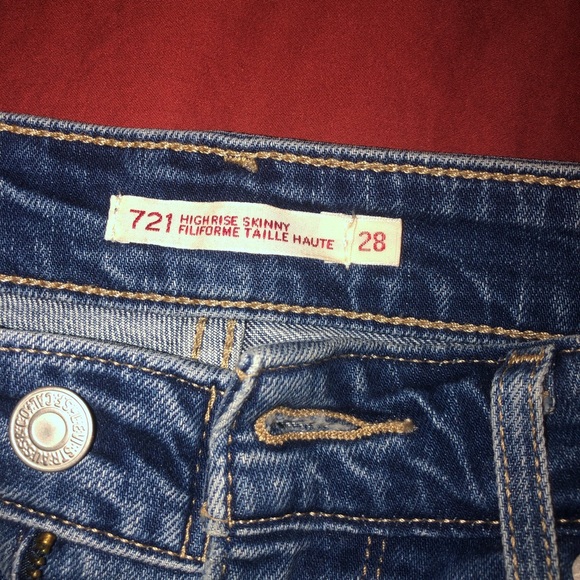 721 high rise skinny Levi’s jeans - Picture 4 of 4